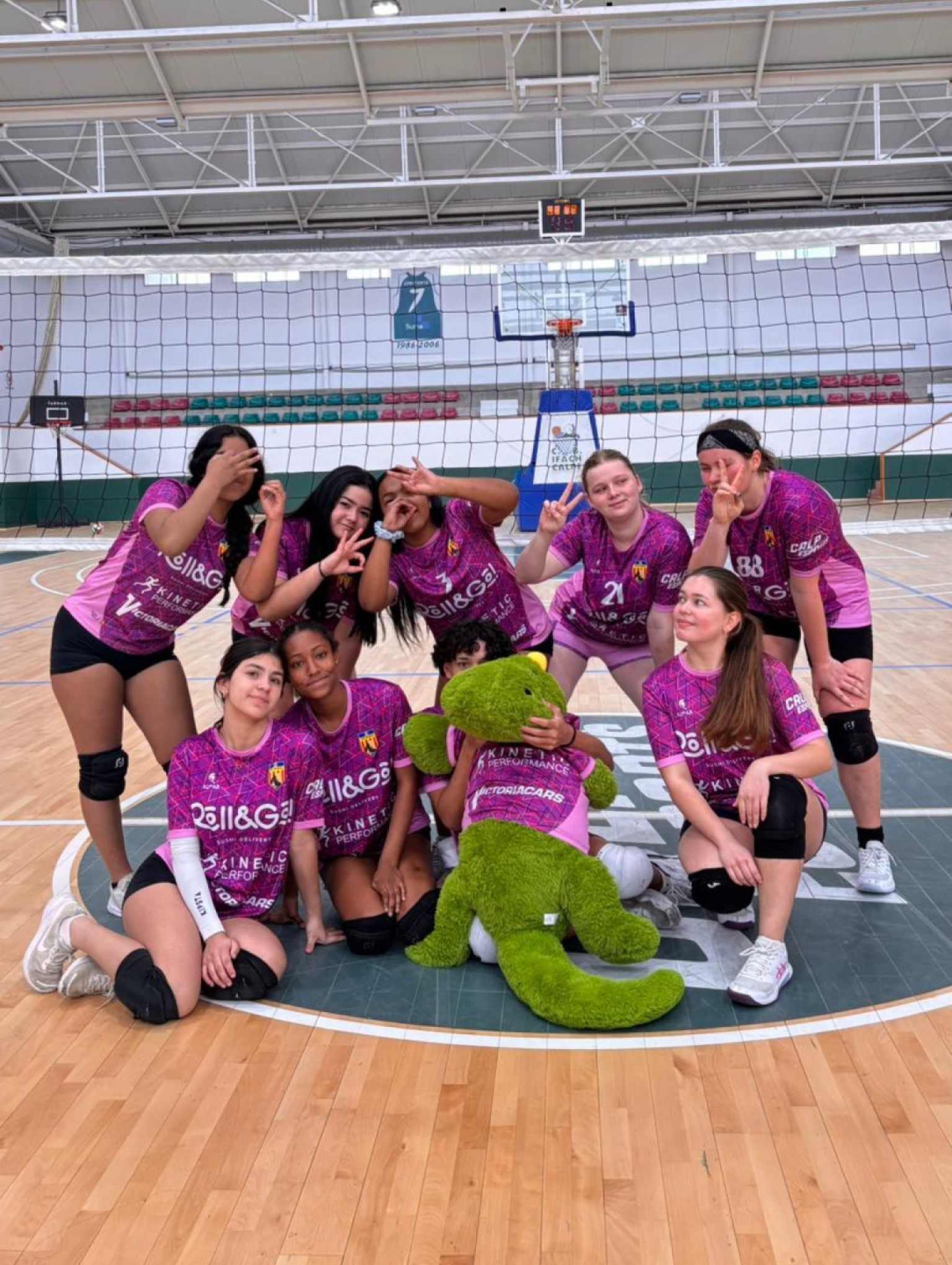 Imagen del equipo cadete del Club Voleibol Ifach