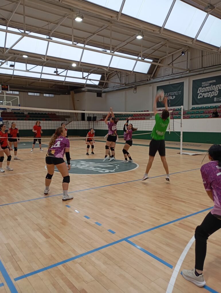Partido del Club Voleibol Ifach